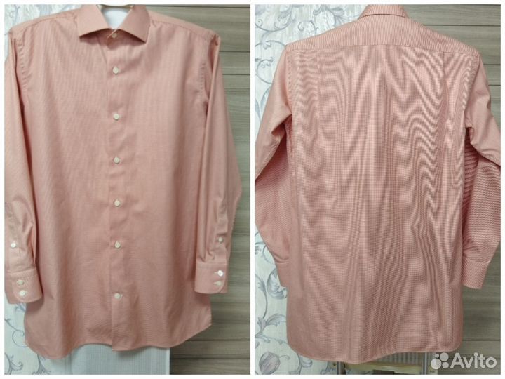 Рубашки брендовые 48 размер, 100% хлопок