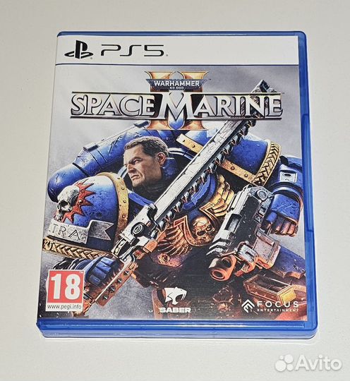 Warhammer 40.000 space marine 2 ps5 диск