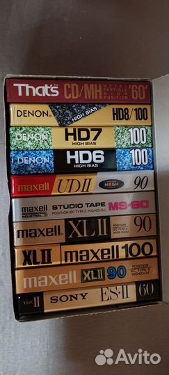 Аудиокассеты новые запечатанные