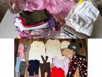 Много одежды для девочки пакетом 74-92