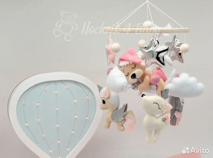 Продам мобиль ручной работы с 35 мелодиями