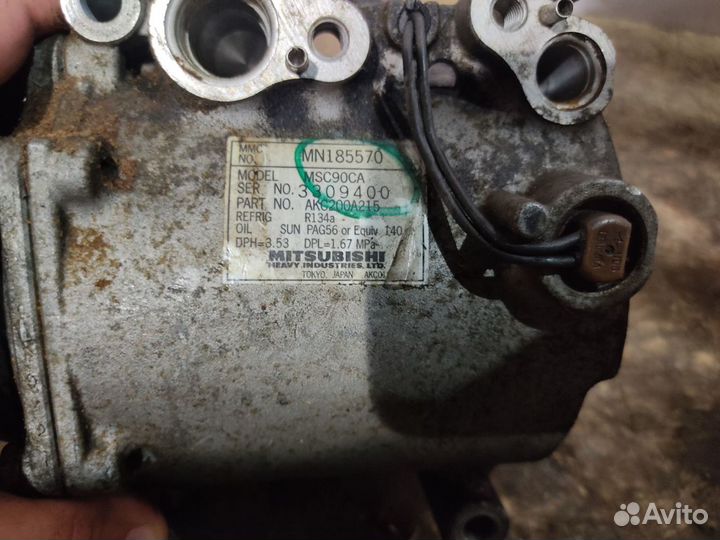 Компрессор кондиционера Митсубиси Лансер 9