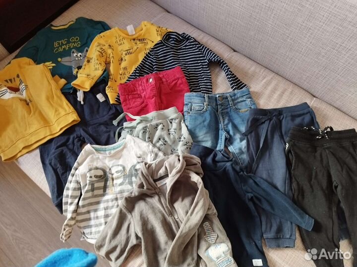 Вещи пакетом на мальчика 80 86