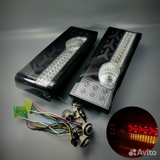 Задние фонари ваз 2108-2114 диодные тонированные