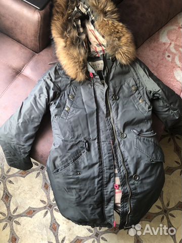 Пуховик burberry