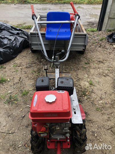 Мотоблок с прицепом