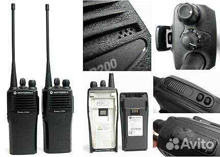 Motorola Radius CP200, UHF (438-470 Mhz), 4CHannel