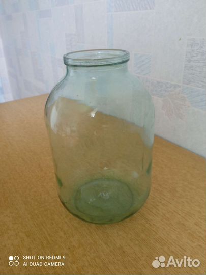 Стеклянные банки 3л без сколов и трещин
