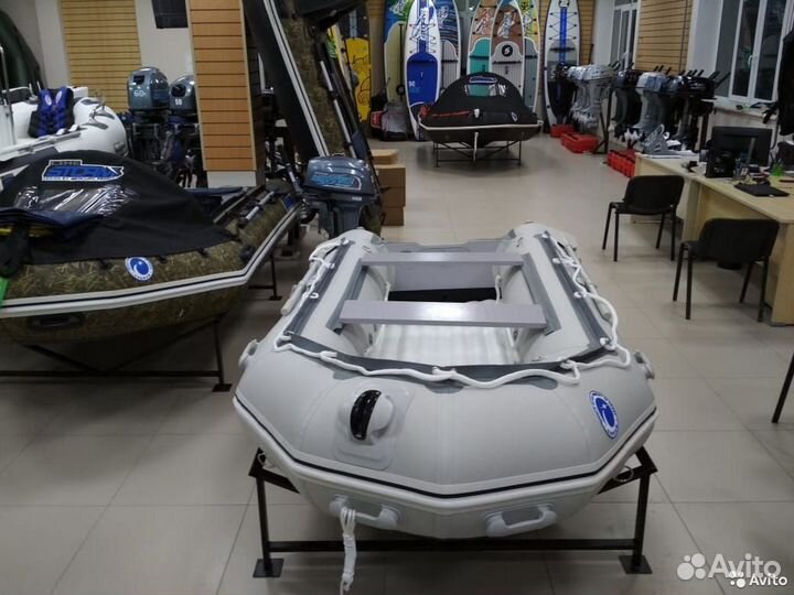 Лодка пвх Stormline Adventure Standard 380 серая