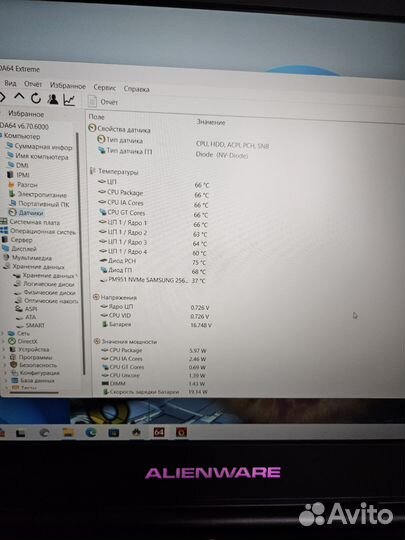 Игровой ноутбук Alienware i7 GTX970 16GB