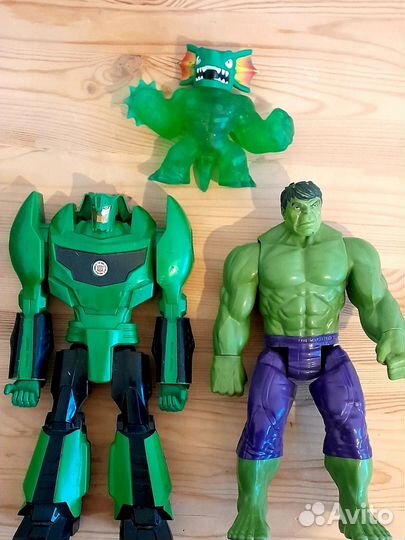 Игрушки Hasbro 2 шт халк трансформер+гуджитсу