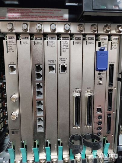 Шасси Атс Panasonic KX-TDA600 + платы доп