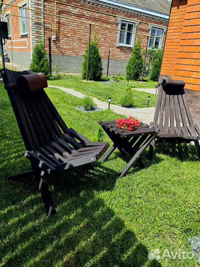 Набор садовой мебели из дерева