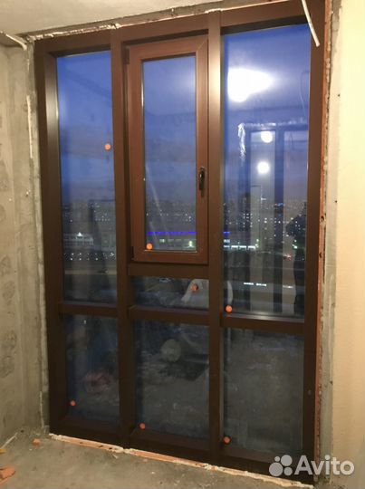 Замена холодного фасадного остекления на теплое