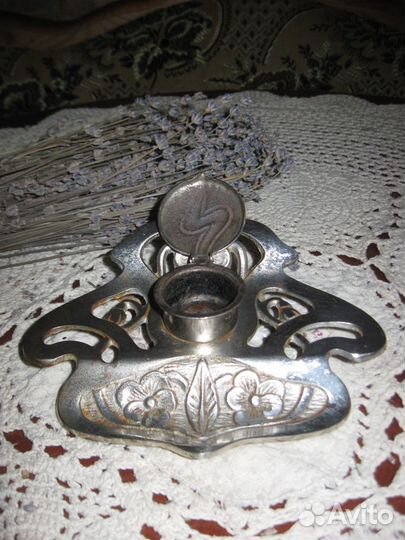 Антикварный письменный прибор Eneret металл Дания