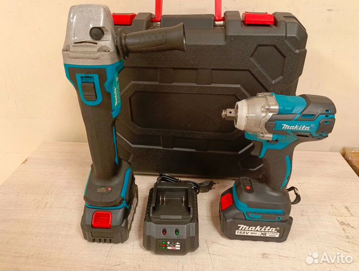 Набор 2в1 Makita Гайковерт и Болгарка