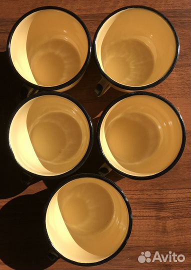 Кружки эмалированные 5 шт