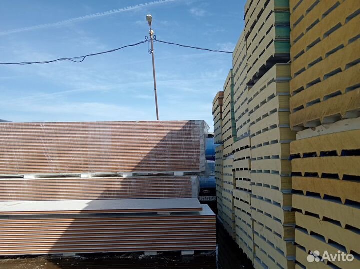 Сэндвич панели в наличии на складе