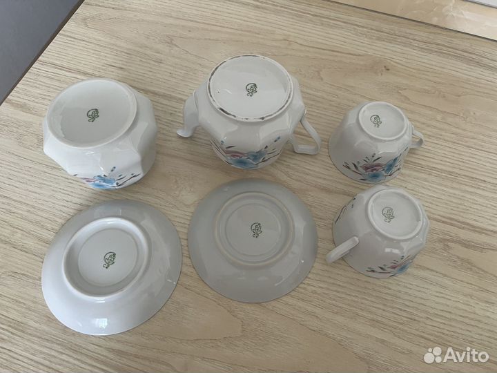 Чайная пара СССР сумский фарфор сервиз