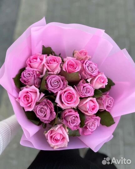 Цветы розы букет