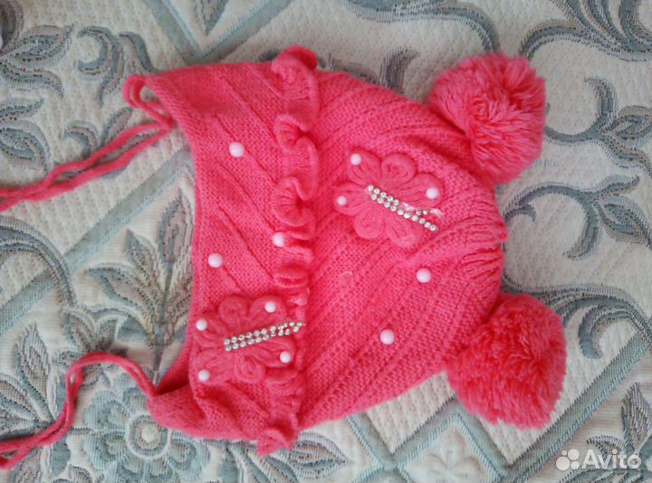 Детские шапочки для девочек