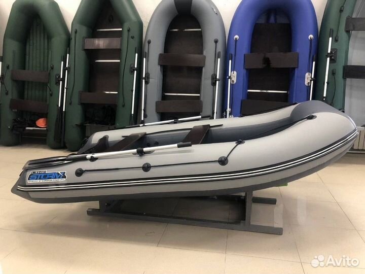 Лодка пвх Stormline Classic Air 335 сер.-графит