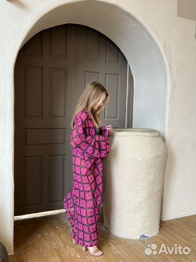 Пляжная накидка халат