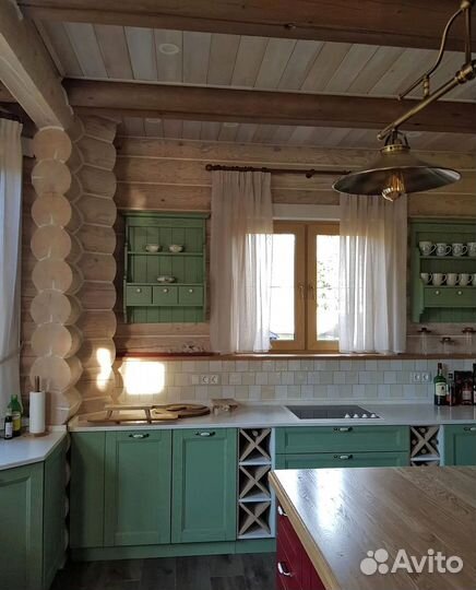 Современная кухня на заказ мдф фасады с островом