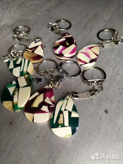 Стабилизированный бивень мамонта. Брелок