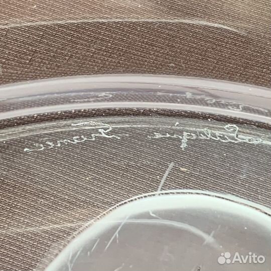 Лалик тарелка Capucines Lalique, Франция