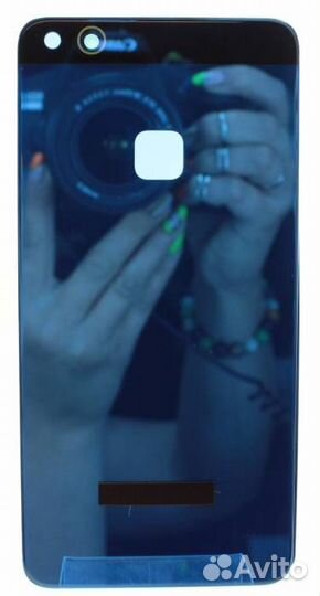 Задняя крышка для Huawei P10 Lite Синяя (со стекло
