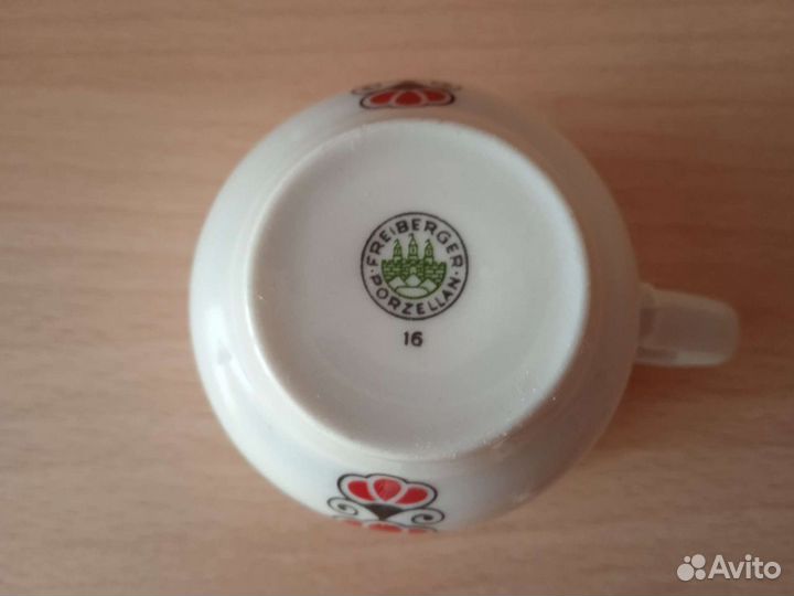 Сервиз чайный гдр Фрайбергер, винтаж