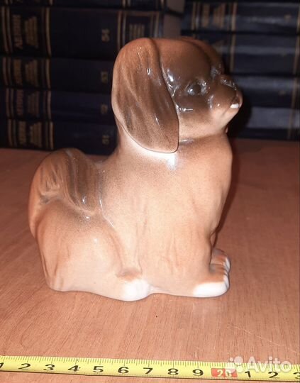 Статуэтка собака Пекинес, лфз, без клейма