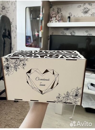 Свадебный сундучок для денег