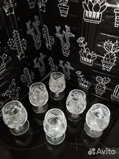 Хрустальные бокалы СССР