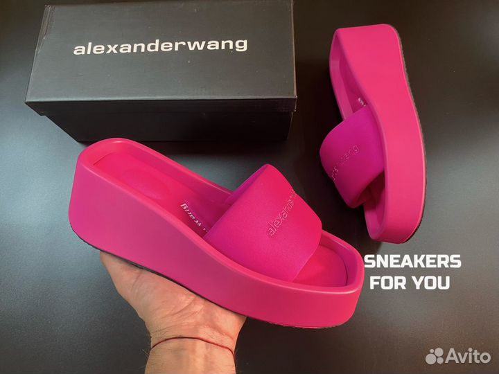 Alexander wang шлепки сабо