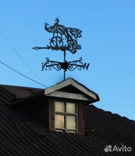 Флюгер на крышу Павлины
