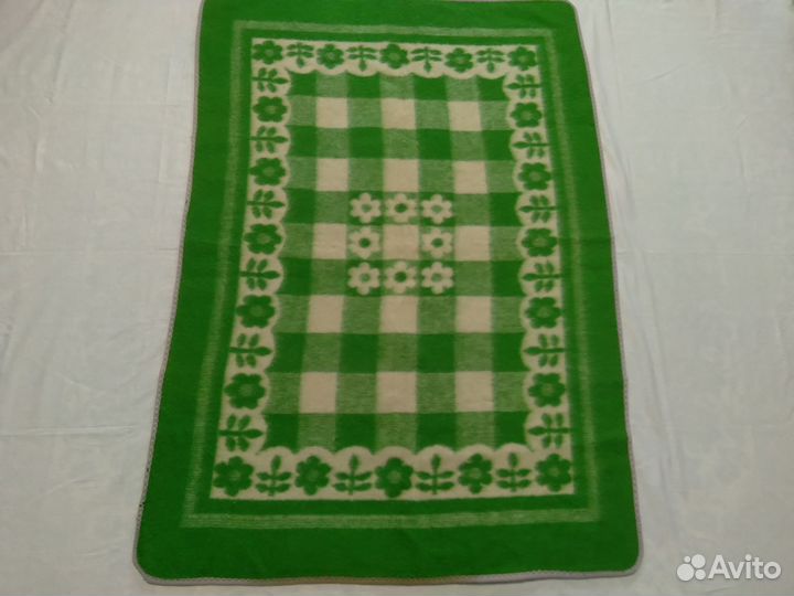 Одеяло детское шерстяное СССР