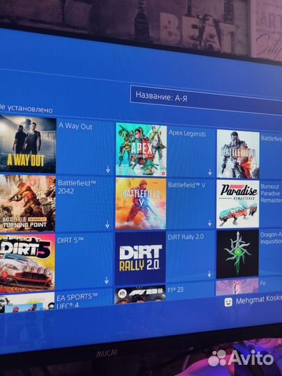 Sony PS4 slim 1tb много игр