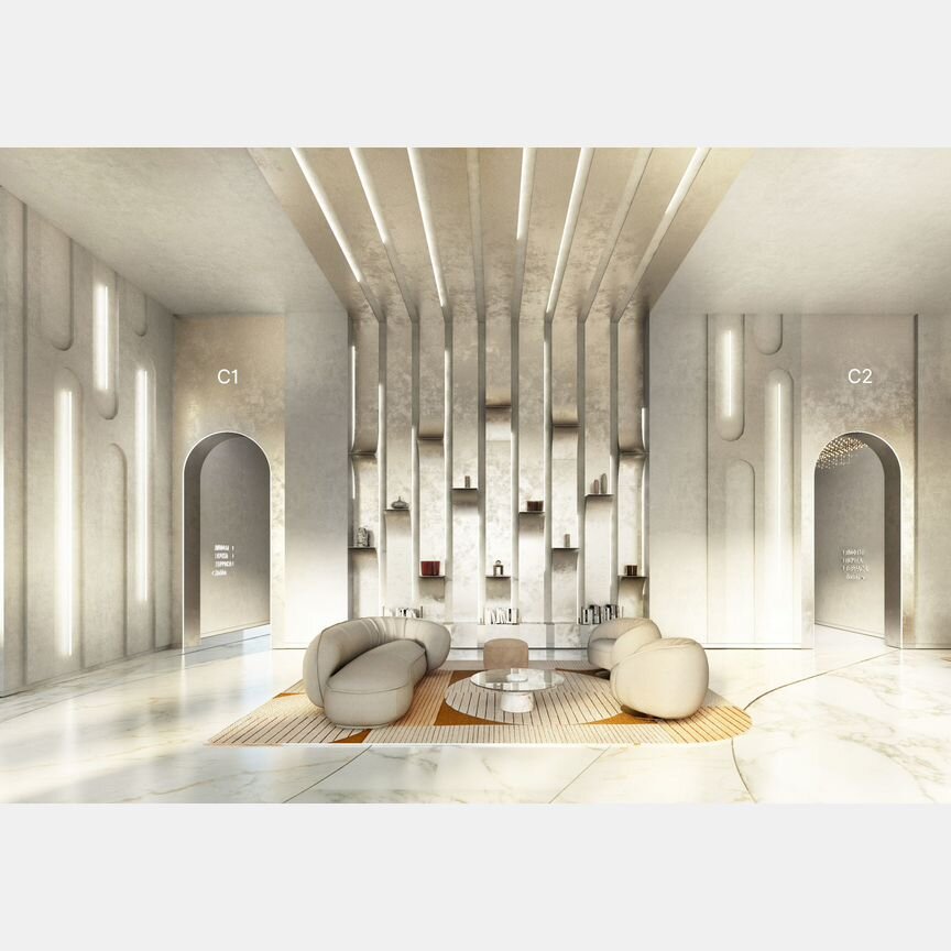 2-к. квартира, 63,1 м², 48/55 эт.