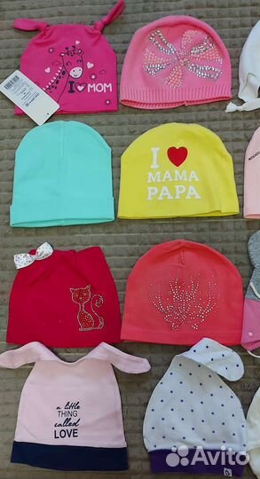 Шапки весенние на девочку