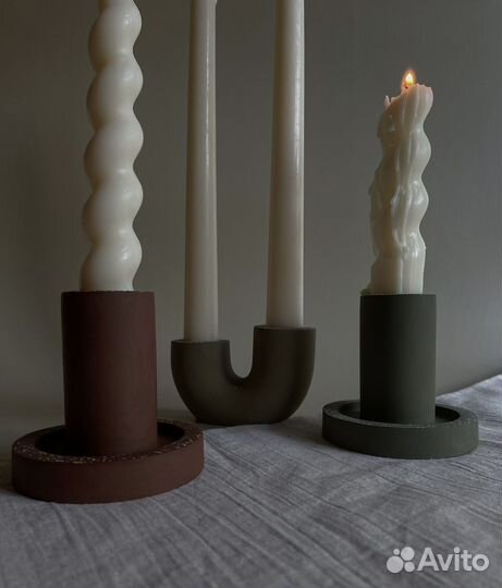 Свечи столовые ручной работы