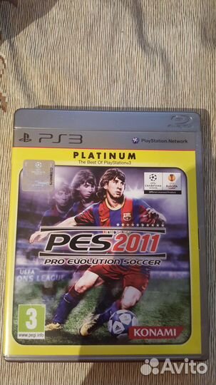 Диск с игрой PES 2011 PlayStation 3