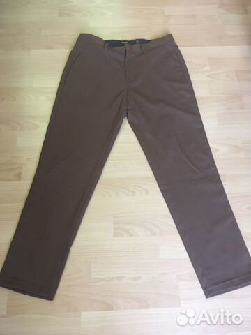 Брюки классические мужские коричневые 40 размер