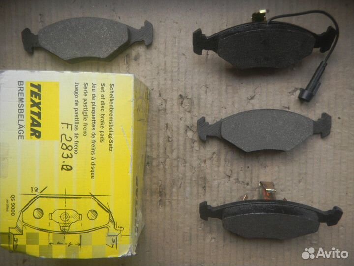 F.283.0 Колодки торм. пер. Fiat Palio, Siena 96-09