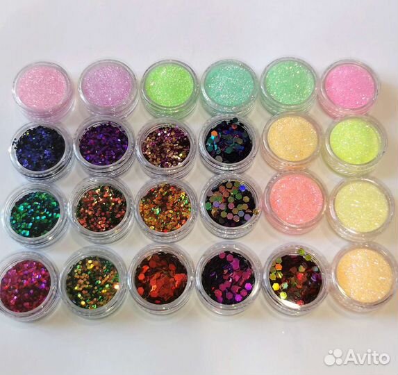 Глиттер / блёстки цветные хамелеон