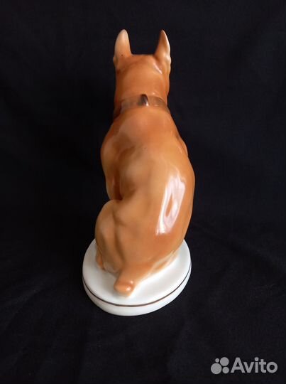 Фарфоровая статуэтка Боксер лфз