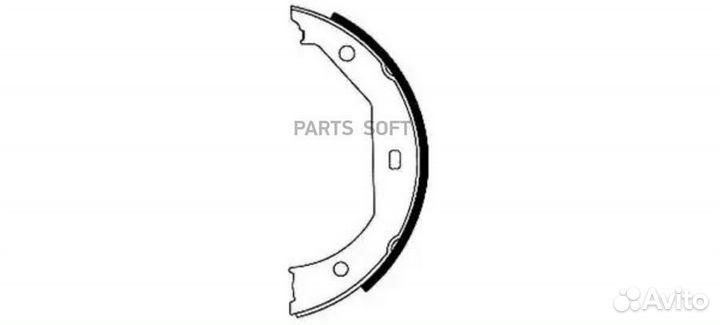 Textar 91049300 Комплект колодкок стояночного торм