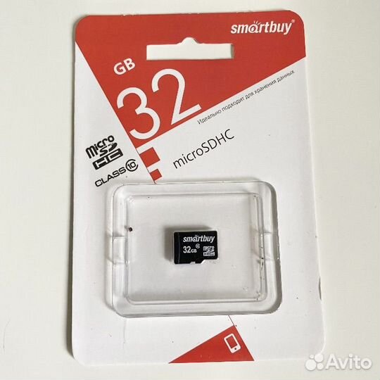 Карта памяти MicroSD микро сд 32 гб / 64 гб