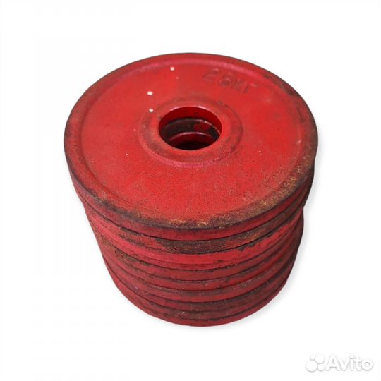 Диски блины для штанги 10 шт